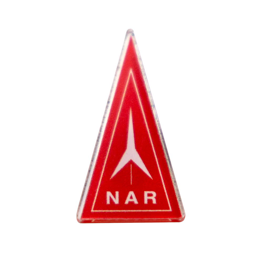 National Association of Rocketry (NAR) Lapel Pin - Front