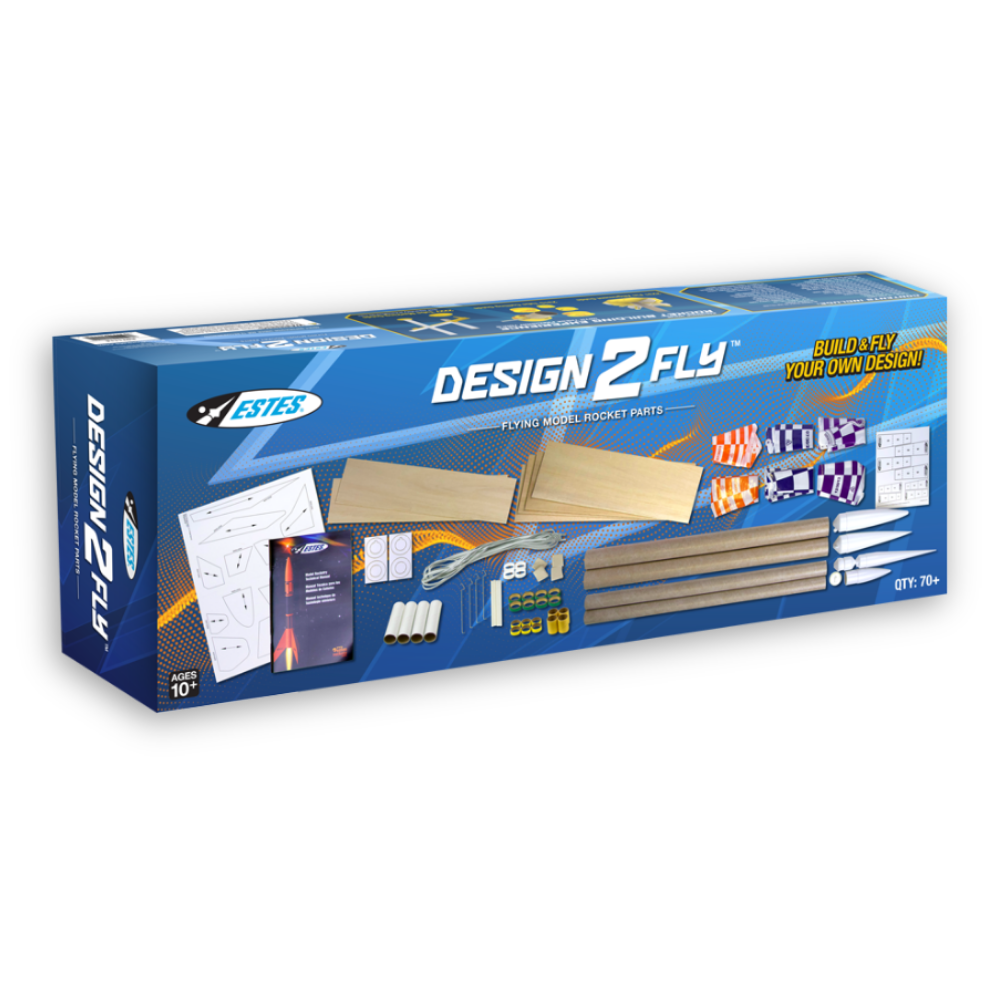 Estes Design2Fly Builder Kit - Custom Model Rocket Kit