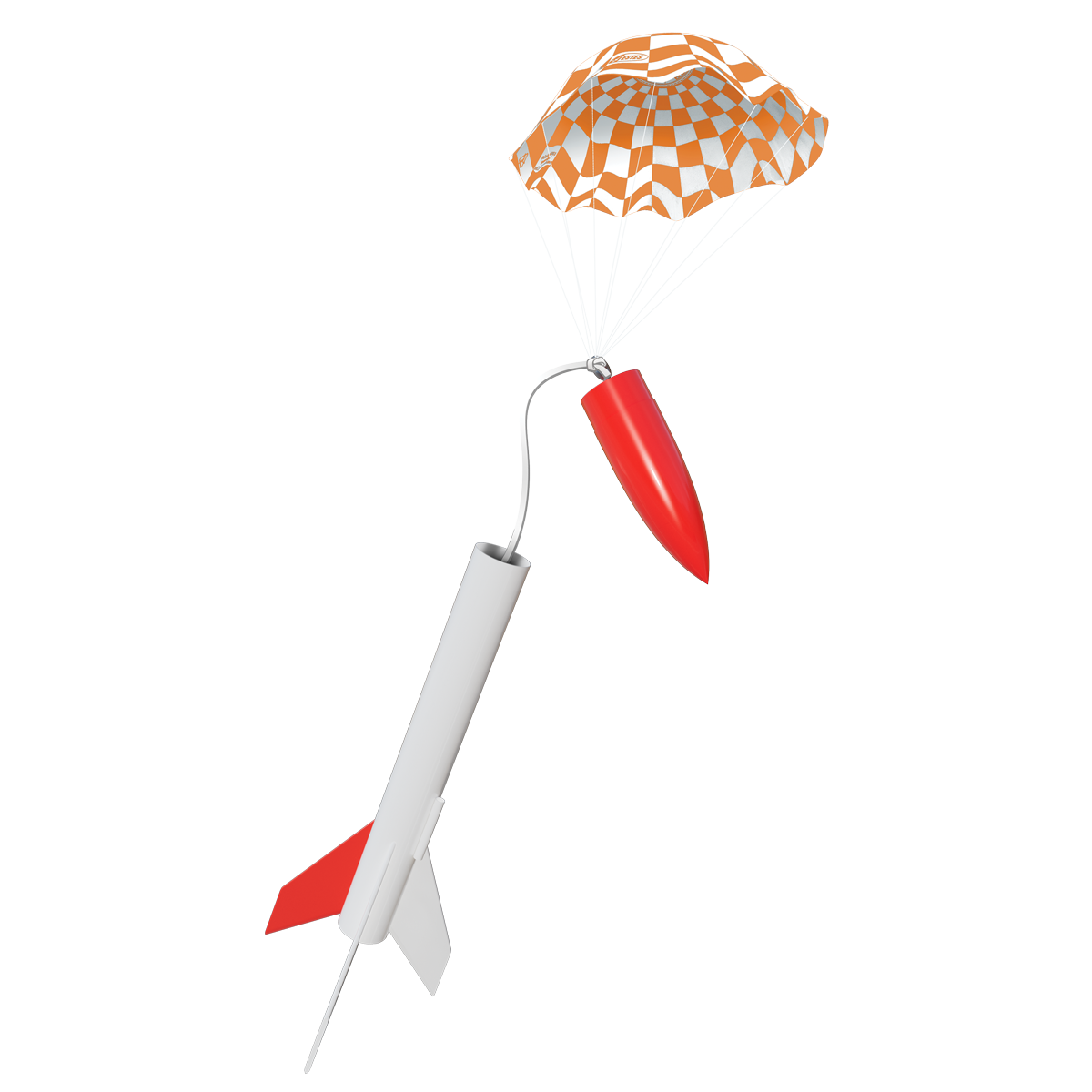 Estes K-25 Astron Alpha Flying Model Rocket Kit with Parachute Recovery
