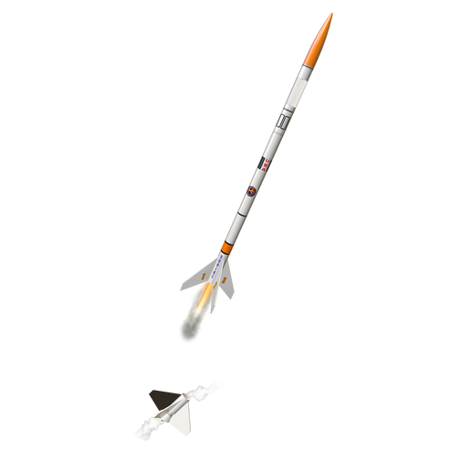 K-46 Astron Shrike™ Model Rocket Kit - Multistage Payloader Classic ...