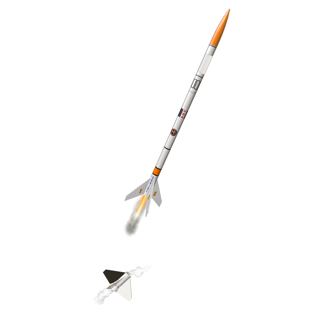 K-46 Astron Shrike™ Model Rocket Kit - Multistage Payloader Classic ...