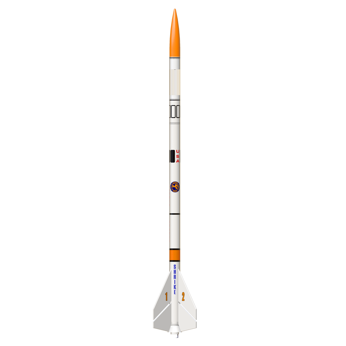 K-46 Astron Shrike™ Model Rocket Kit - Multistage Payloader Classic ...