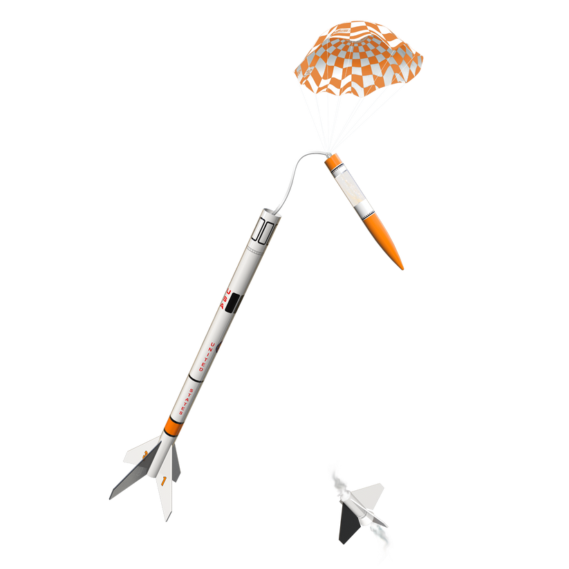 K-46 Astron Shrike™ Model Rocket Kit - Multistage Payloader Classic ...