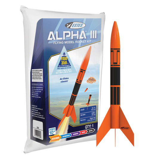 Estes Alpha III Beginner Flying Model Rocket Kit