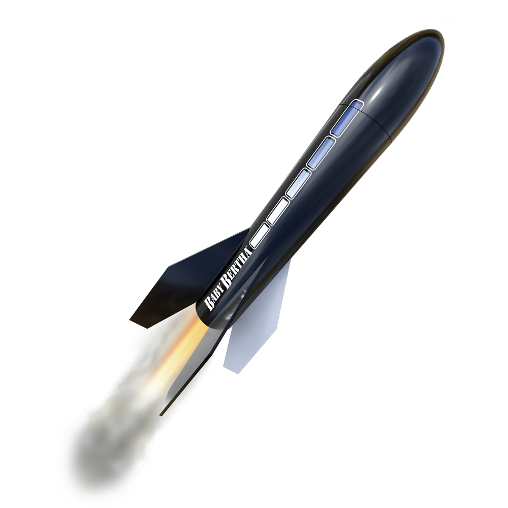 Estes Baby Bertha Flying Model Rocket