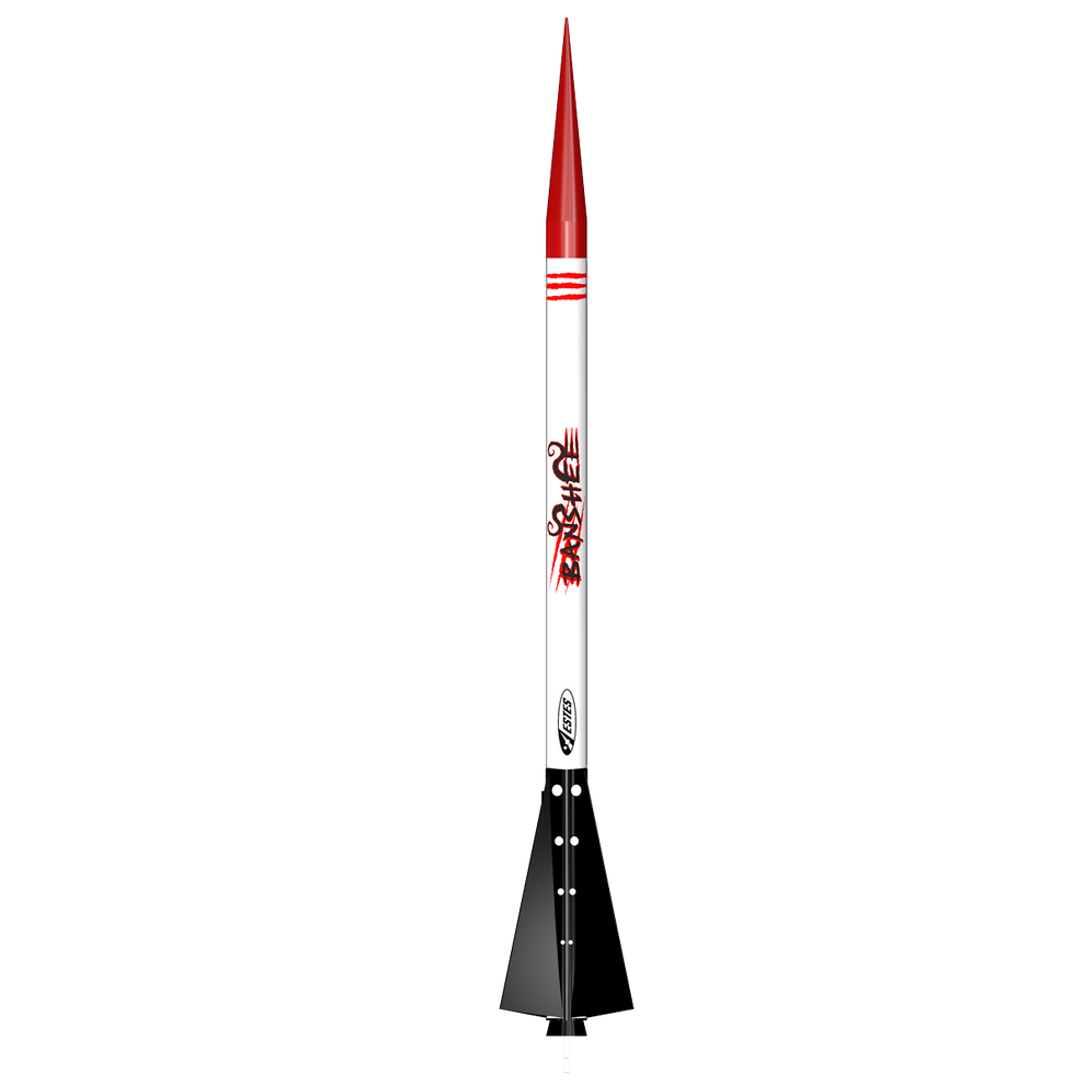 Tracable Bold Rockets Banshee™ Model Rocket Kit - Thrilling Performance, Bold Design | Estes ...