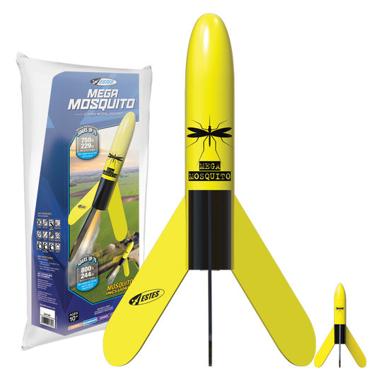 Estes Mega Mosquito Model Rocket Kit with Original Mosquito Included