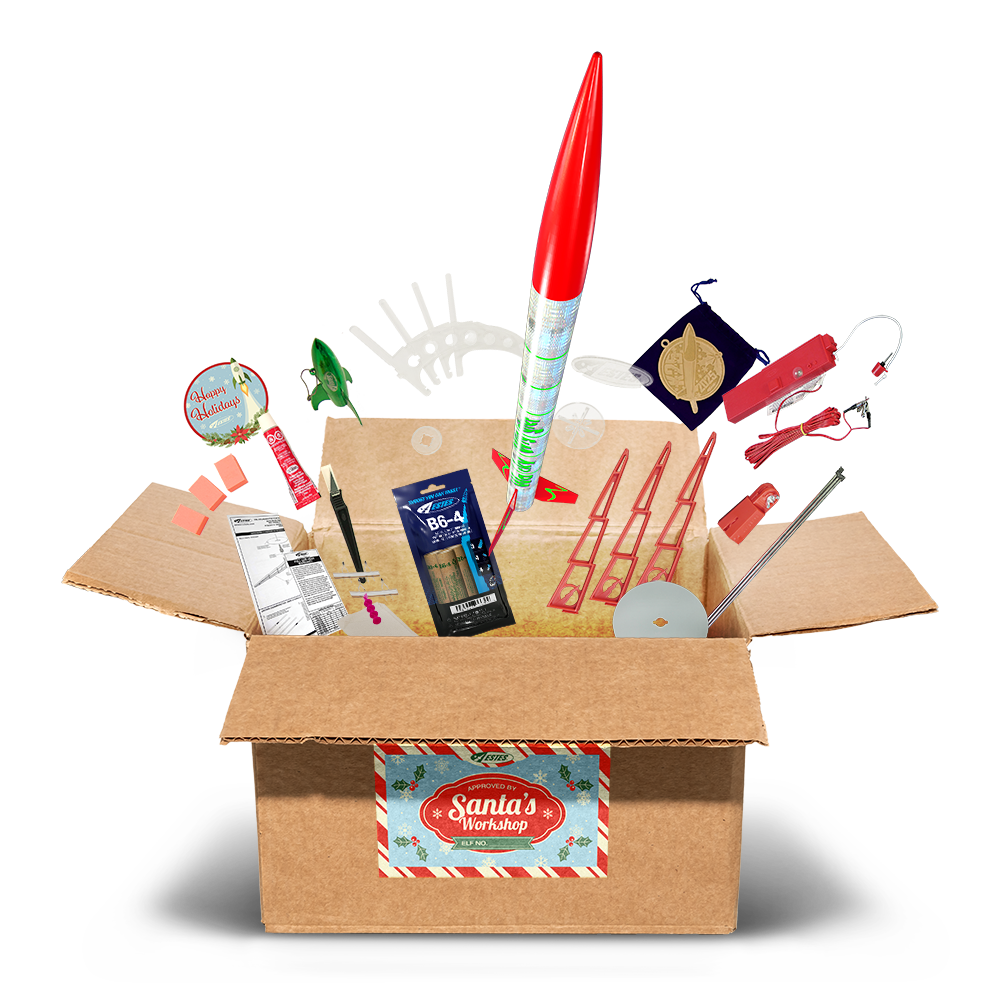 Estes Wiggle All the Way: Advent to Ignition Model Rocket Gift Box for Christmas