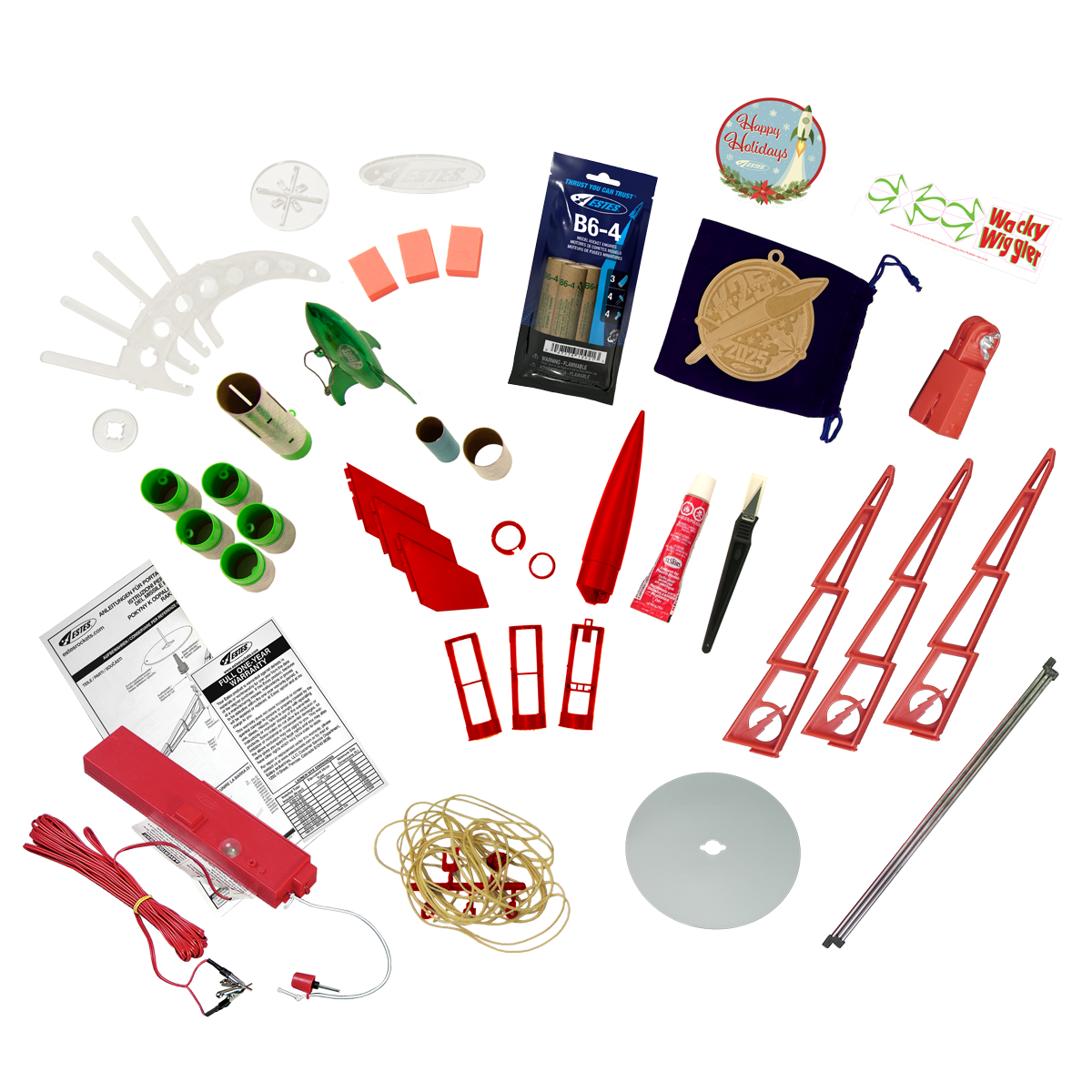 Estes Wiggle All the Way: Advent to Ignition Christmas Gift Box for Model Rocket Enthusiasts