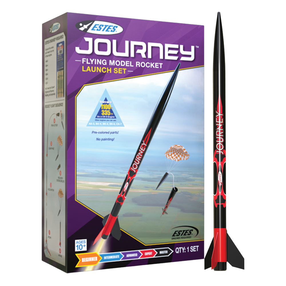 Estes Journey Launch Set Flying Model Rocket for Beginners