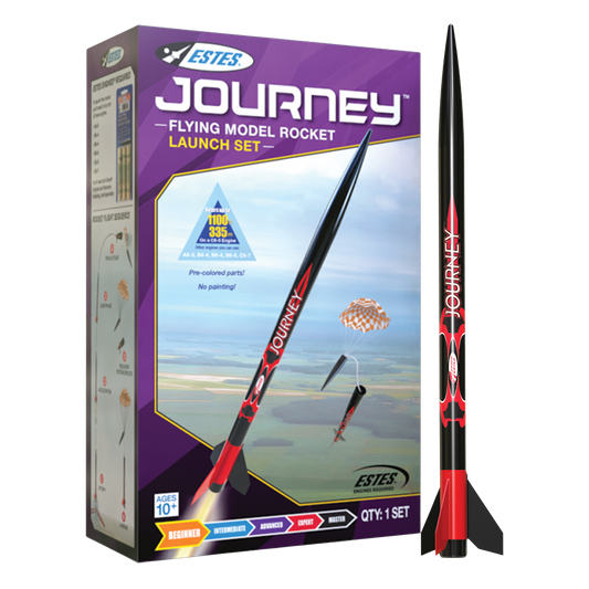Estes Journey Launch Set Flying Model Rocket for Beginners