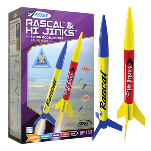 Estes Rascal & HiJinks Flying Model Rocket Launch Set