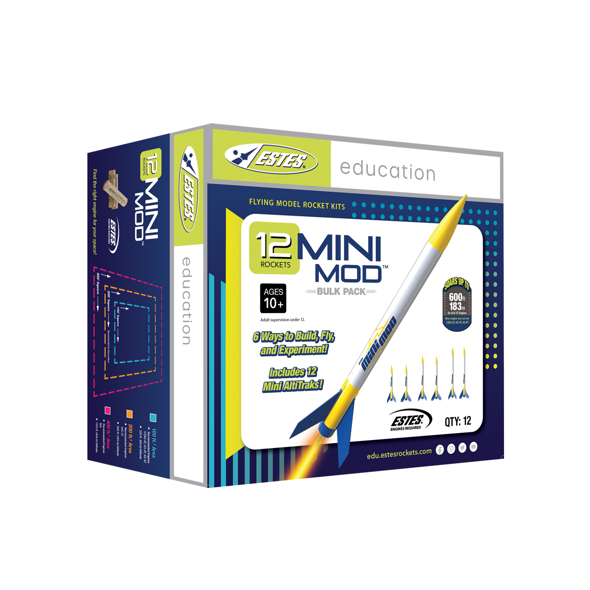 Conscience Mini Mod Mini Mod™ Bulk Pack - Kit STEM Rocket para aulas y campamentos | Estes ...