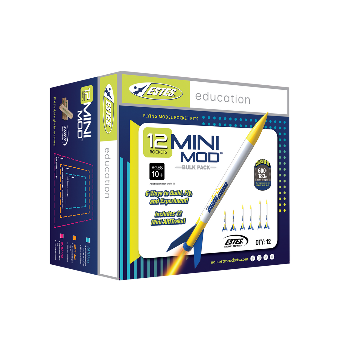 Mini Mod™ Bulk Pack - STEM Rocket Kit for Classrooms & Camps | Estes ...