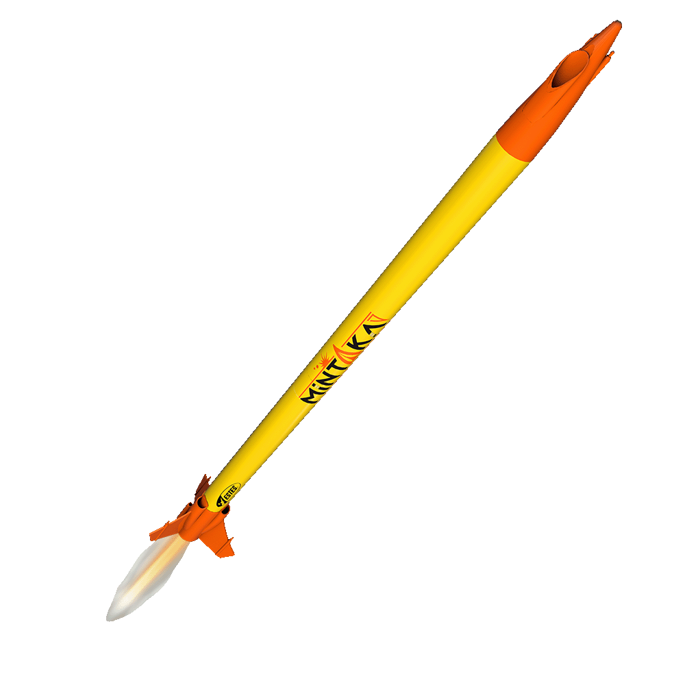 Estes Rigel Model Rocket Launching