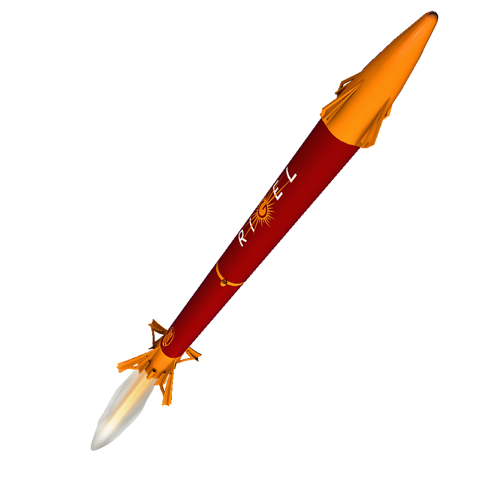 Estes Rigel Model Rocket Launching