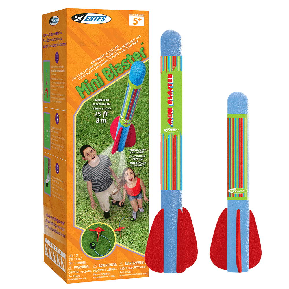 Mini Blaster™ Air Rocket Launch Set - Fun Air Powered Rockets for Kids ...