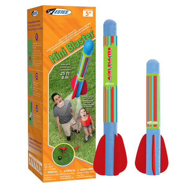 Mini Blaster™ Air Rocket Launch Set - Fun Air Powered Rockets for Kids ...