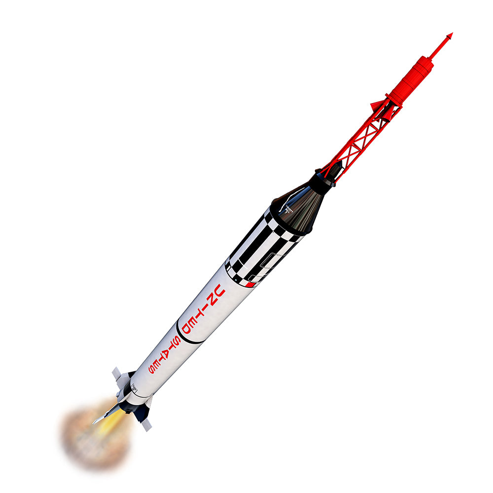 Streamlines Rockets Tip Mercury Redstone Stages