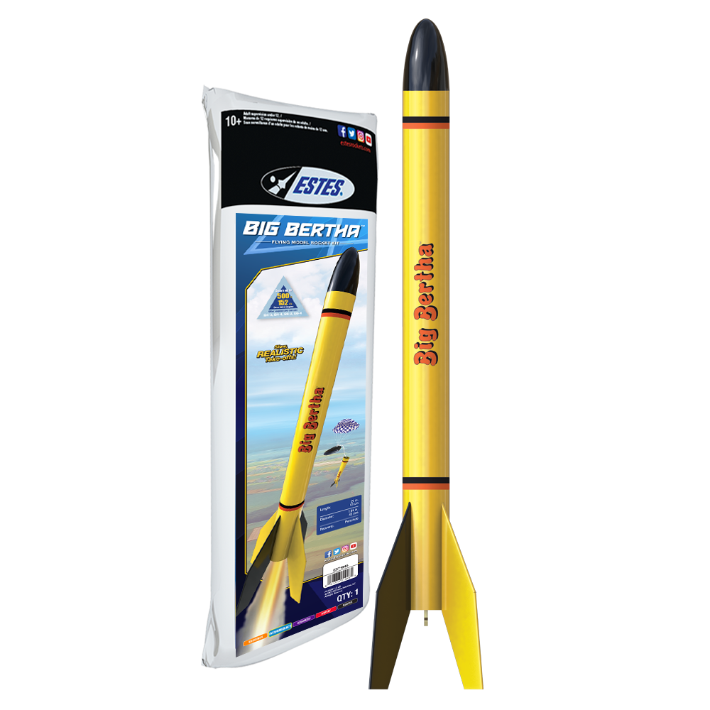 BT-60 Model Rocket Body Tubes - 3 Pack | Estes Rockets