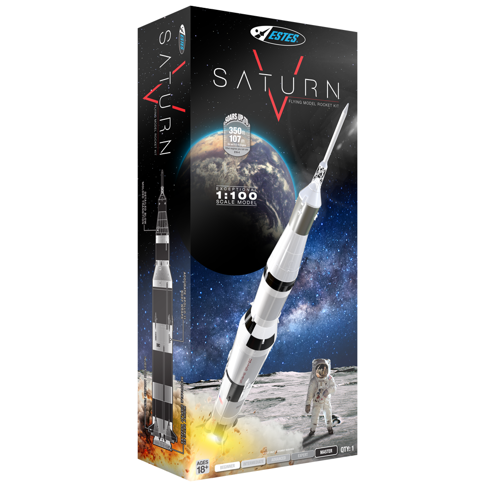 Saturn V Model Rocket - Historic Apollo 11 Replica | Estes Rockets Saturn V Model Rocket - Historic Apollo 11 Replica | Estes Rockets