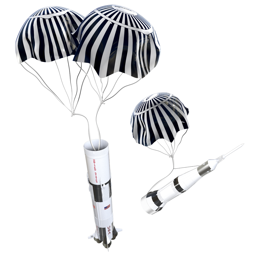 Estes - Kunststof parachute Estes 23 cm (9 Estes - Kunststof parachute Estes 23 cm (9