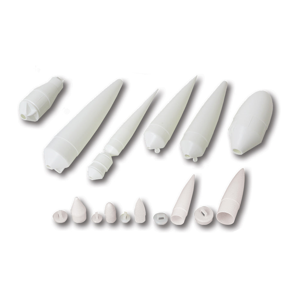 Estes Designers Special Model Rocket Parachutes Nose Cones