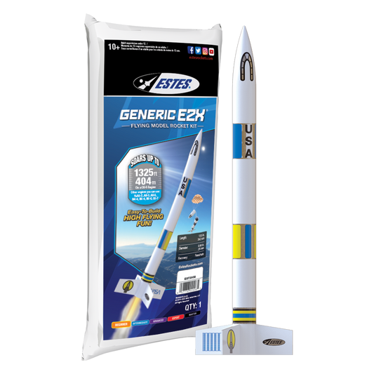 Estes Generic E2X Flying Model Rocket Kit