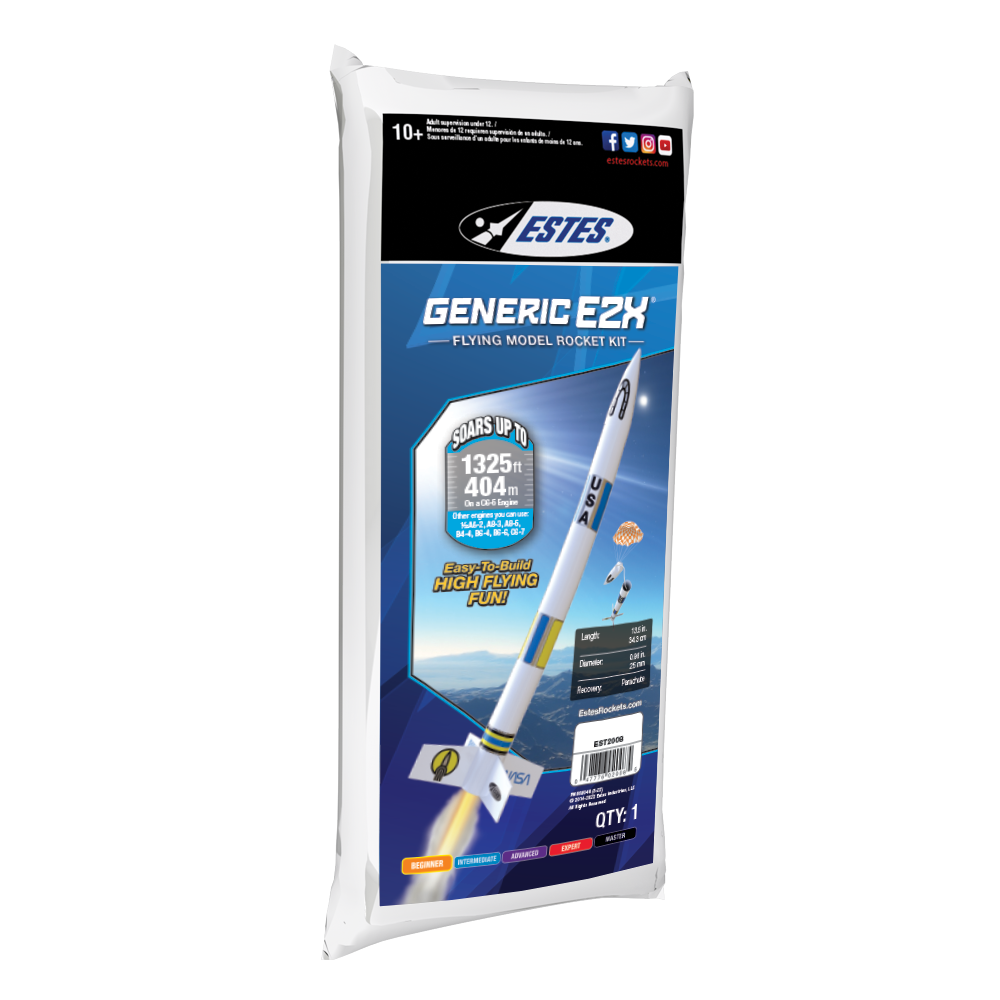 Estes Generic E2X Beginner Model Rocket Kit