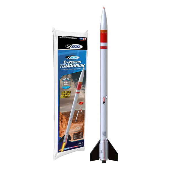 D-Region Tomahawk Model Rocket - 1/5 Scale NASA Replica | Estes