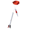 Estes D-Region Tomahawk Model Rocket Parachute Recovery