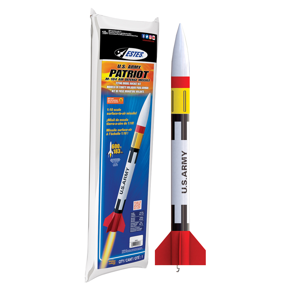 Estes U.S. Army Patriot M-104 Flying Model Rocket Kit