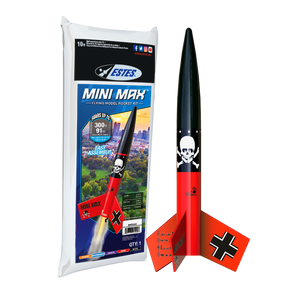 Estes Mini Der Red Max Model Rocket