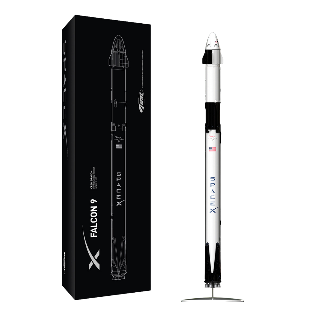 Estes SpaceX Falcon 9 Ready to Fly Model Rocket Kit