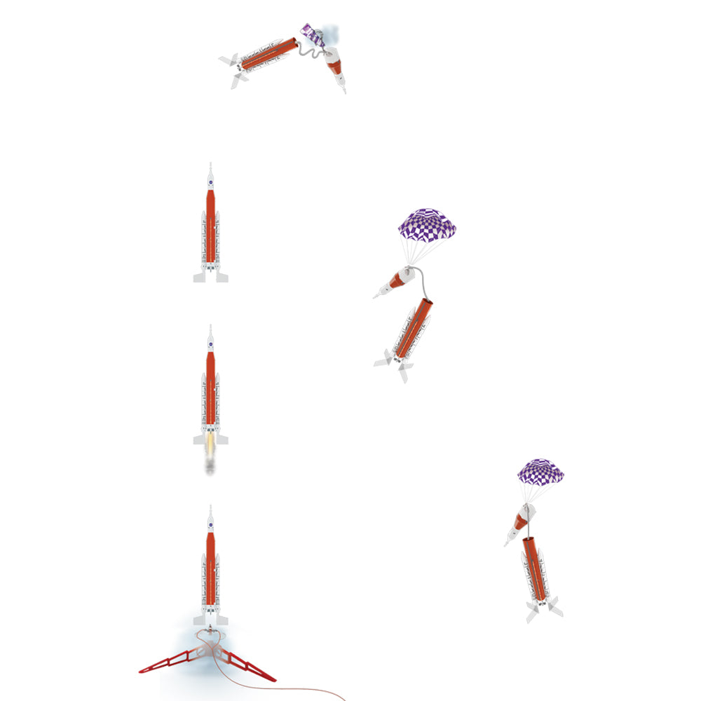Estes NASA SLS Model Rocket Flight Sequence