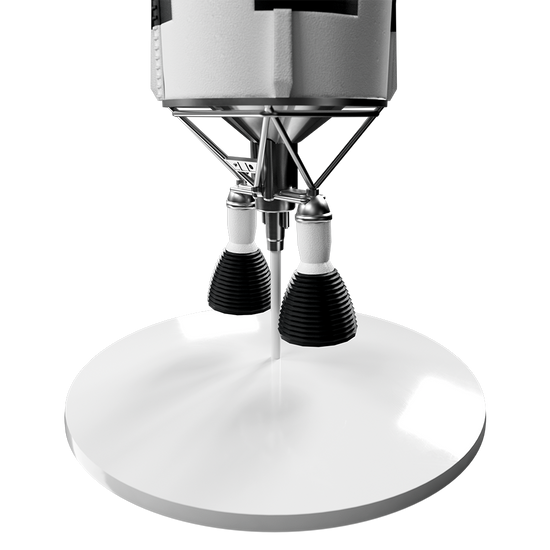 Estes Gemini Titan 1:48 Scale Model Rocket Display Stand Up Close