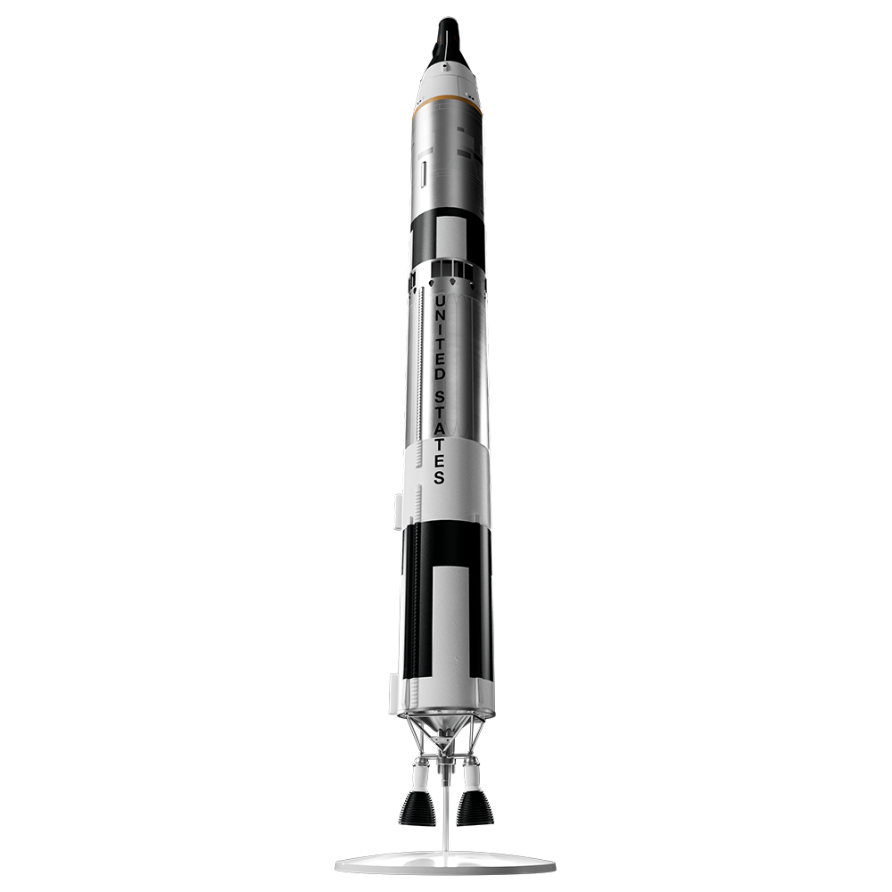 Estes Gemini Titan 1:48 Scale Model Rocket with Display Stand Included