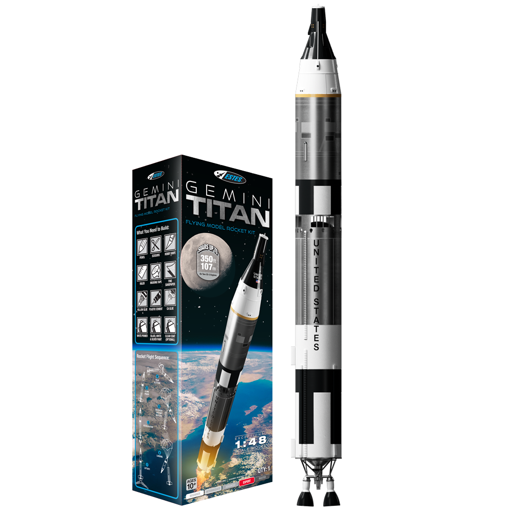 Estes Gemini Titan Flying Model Rocket Kit