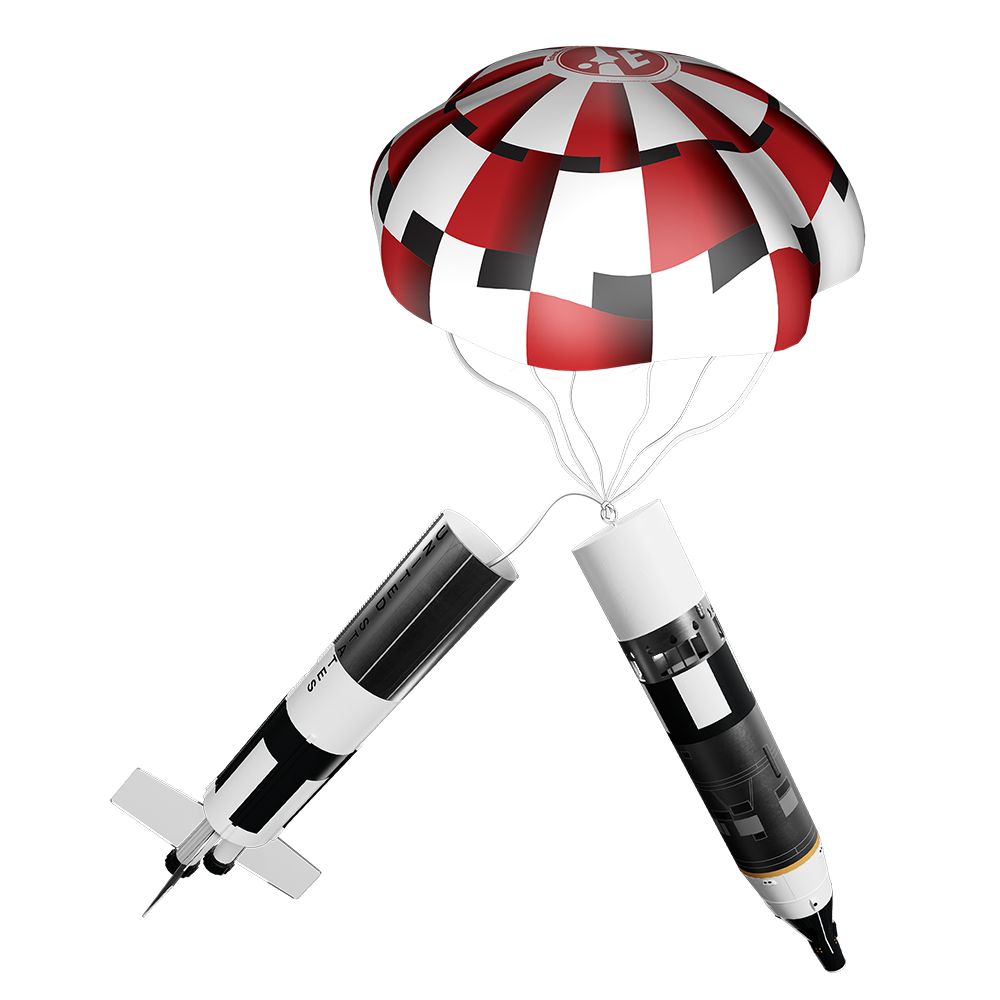 Estes Gemini Titan Expert Level Model Rocket with Parachute Recovery