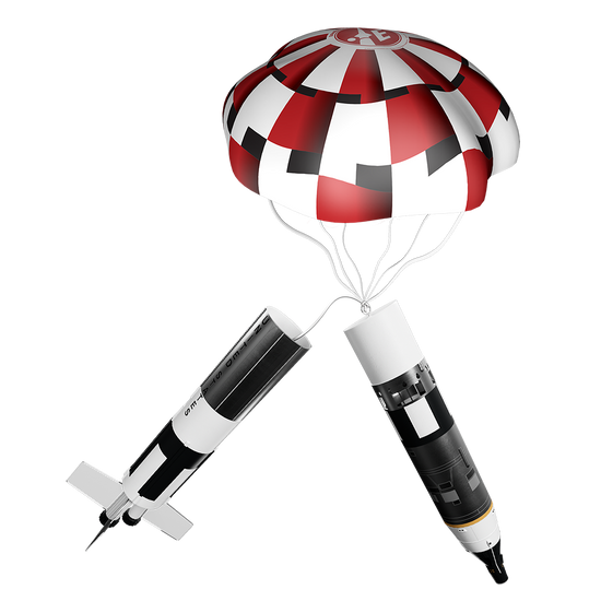 Estes Gemini Titan Expert Level Model Rocket with Parachute Recovery