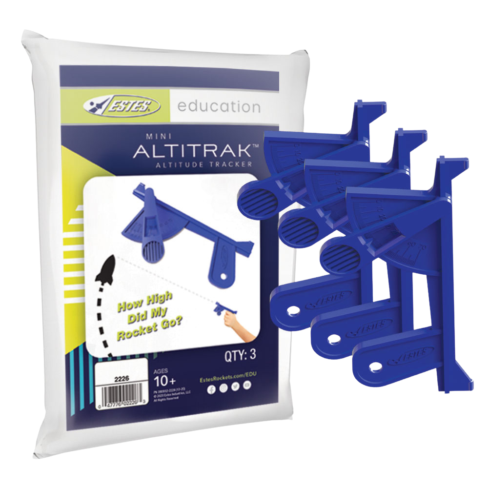 Mini AltiTrak™ Altitude Tracker 3 Pack Model Rocket Accessory