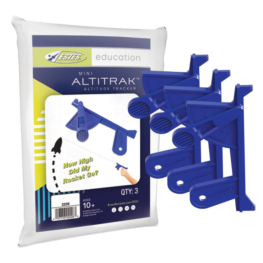 Mini AltiTrak™ Altitude Tracker 3 Pack Model Rocket Accessory