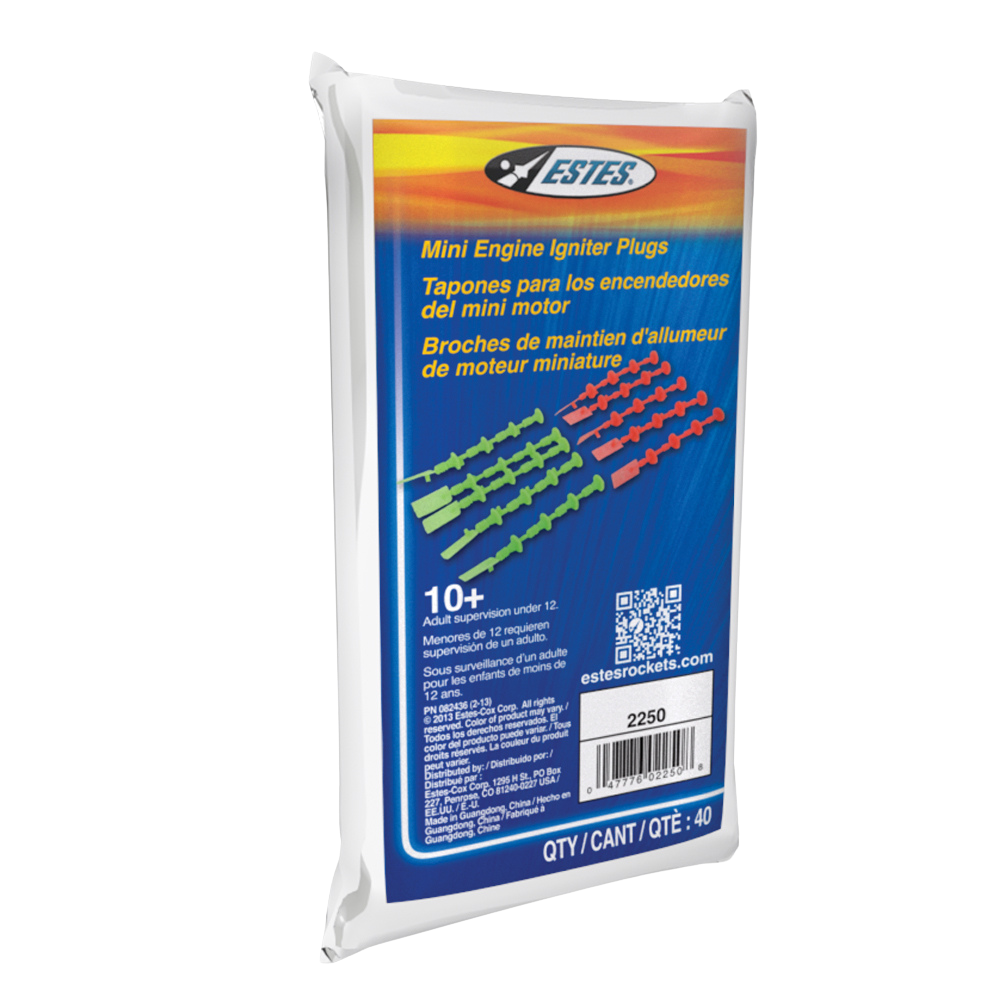 Plug Motor Model Rockets Plugs for Mini Engines (40 pack) - Igniter Plugs for A3 and A10 Model ...