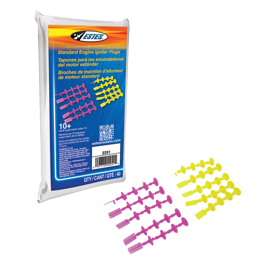 Plugs for Standard Engines (40 pack) - Model Rocket Accessories | Estes ...