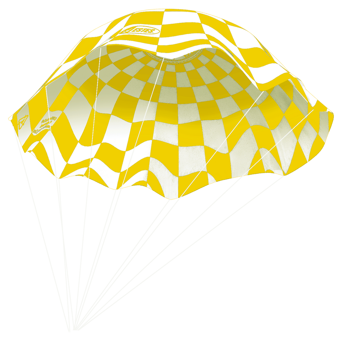 9 Inch Printed Parachute - Recovery System for Small Model Rockets ...