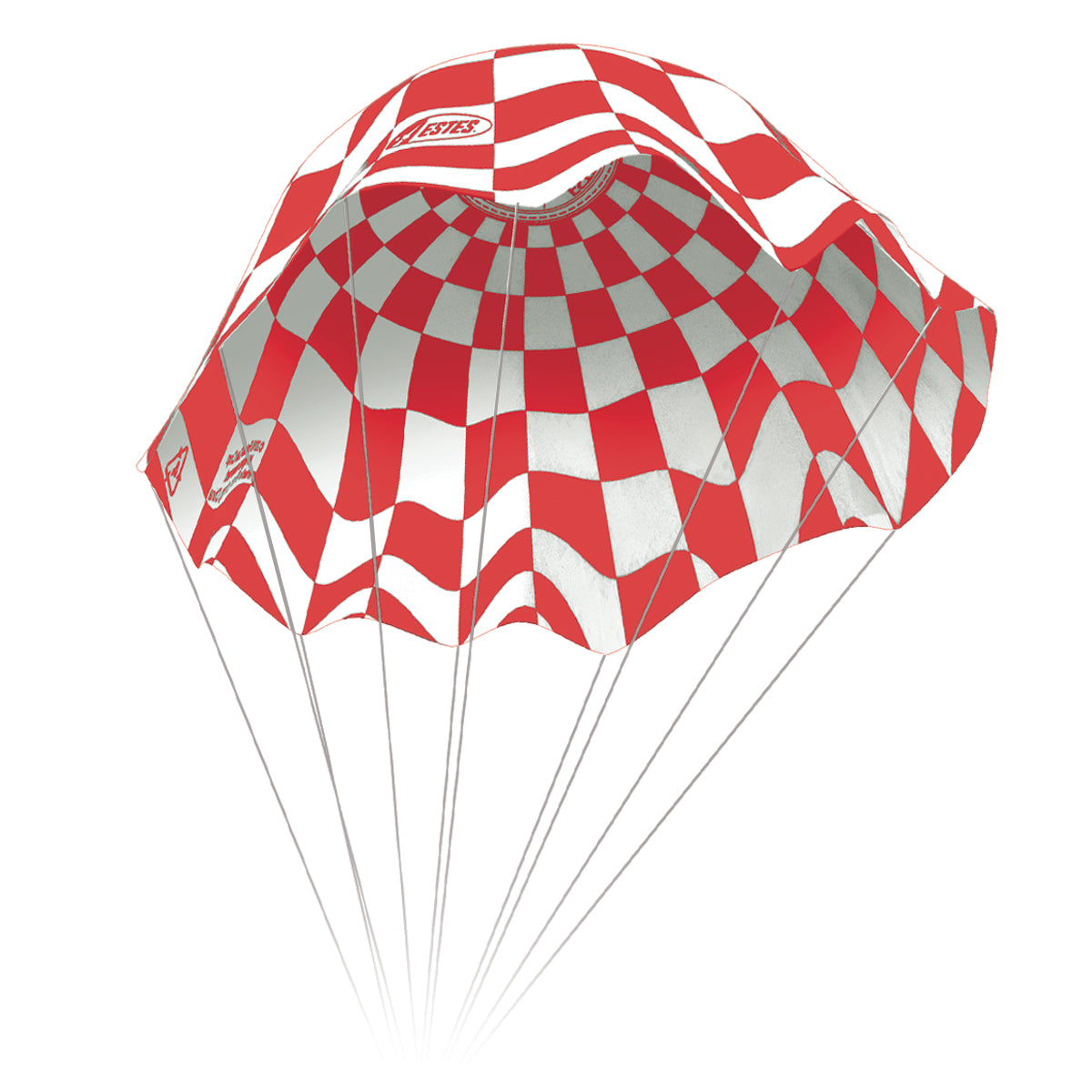 Estes 24 Inch Printed Parachute for model rockets