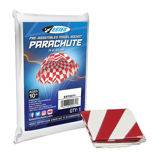 Estes 24 Inch Printed Parachute
