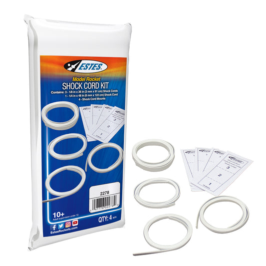Shock Cords & Mount Pack Model Rocket Parts