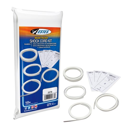 Shock Cords & Mount Pack Model Rocket Parts