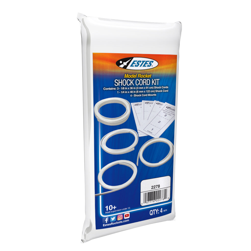 Shock Cords & Mount Pack Model Rocket Accessory